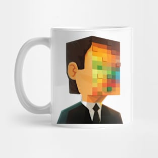 pixel head Mug